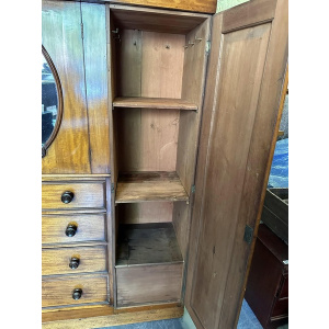 Victorian compactum wardrobe