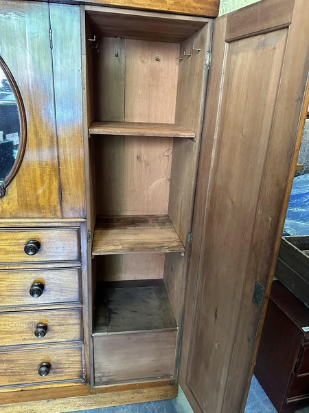 Victorian compactum wardrobe