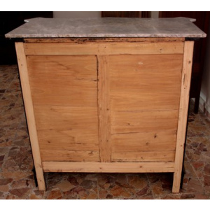 Classic ebonized chest of drawers, 19th century