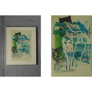 Poul Esting, Don Juan, Color Lithograph, Framed