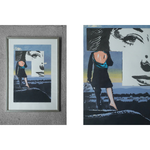 Hardy Strid, Composition, 1950s, Color Lithograph, Framed