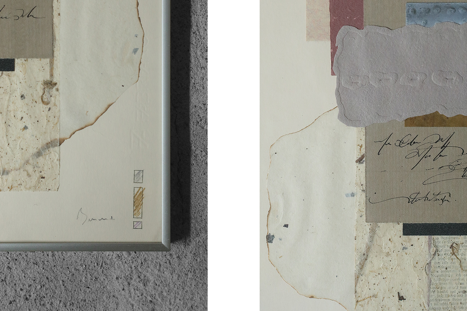 Composition, Color Lithograph on Fabriano Paper, Framed