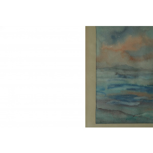 Frideborg Bryth, Gouache, 1961, Framed