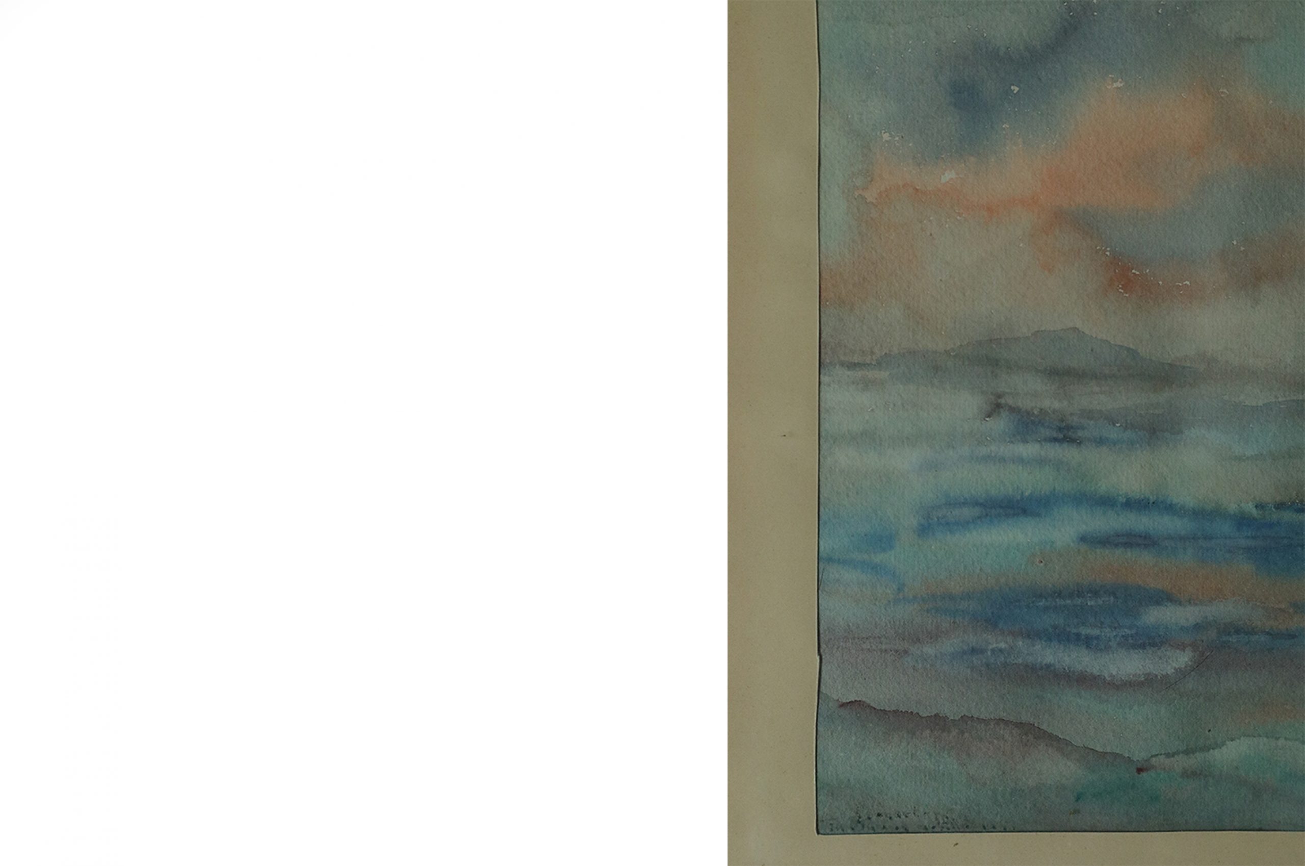 Frideborg Bryth, Gouache, 1961, Framed