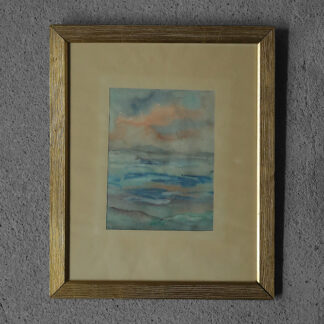 Frideborg Bryth, Gouache, 1961, Framed