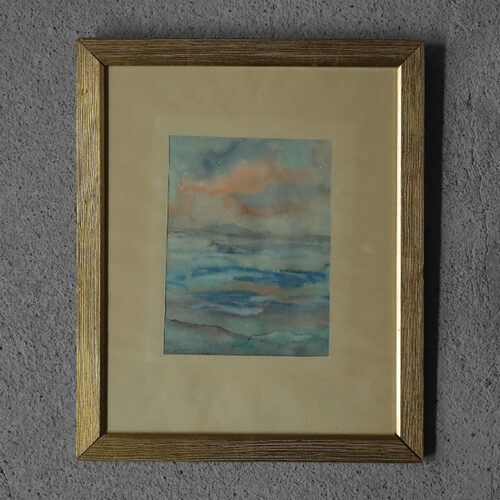 Frideborg Bryth, Gouache, 1961, Framed