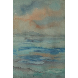 Frideborg Bryth, Gouache, 1961, Framed