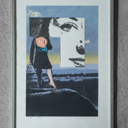 Hardy Strid, Composition, 1950s, Color Lithograph, Framed