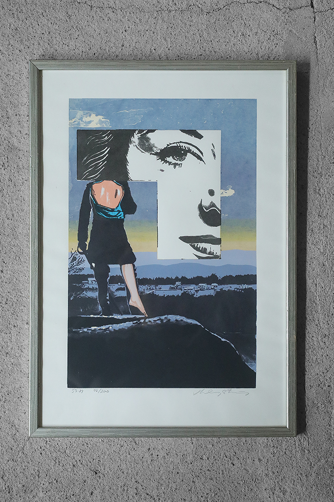 Hardy Strid, Composition, 1950s, Color Lithograph, Framed
