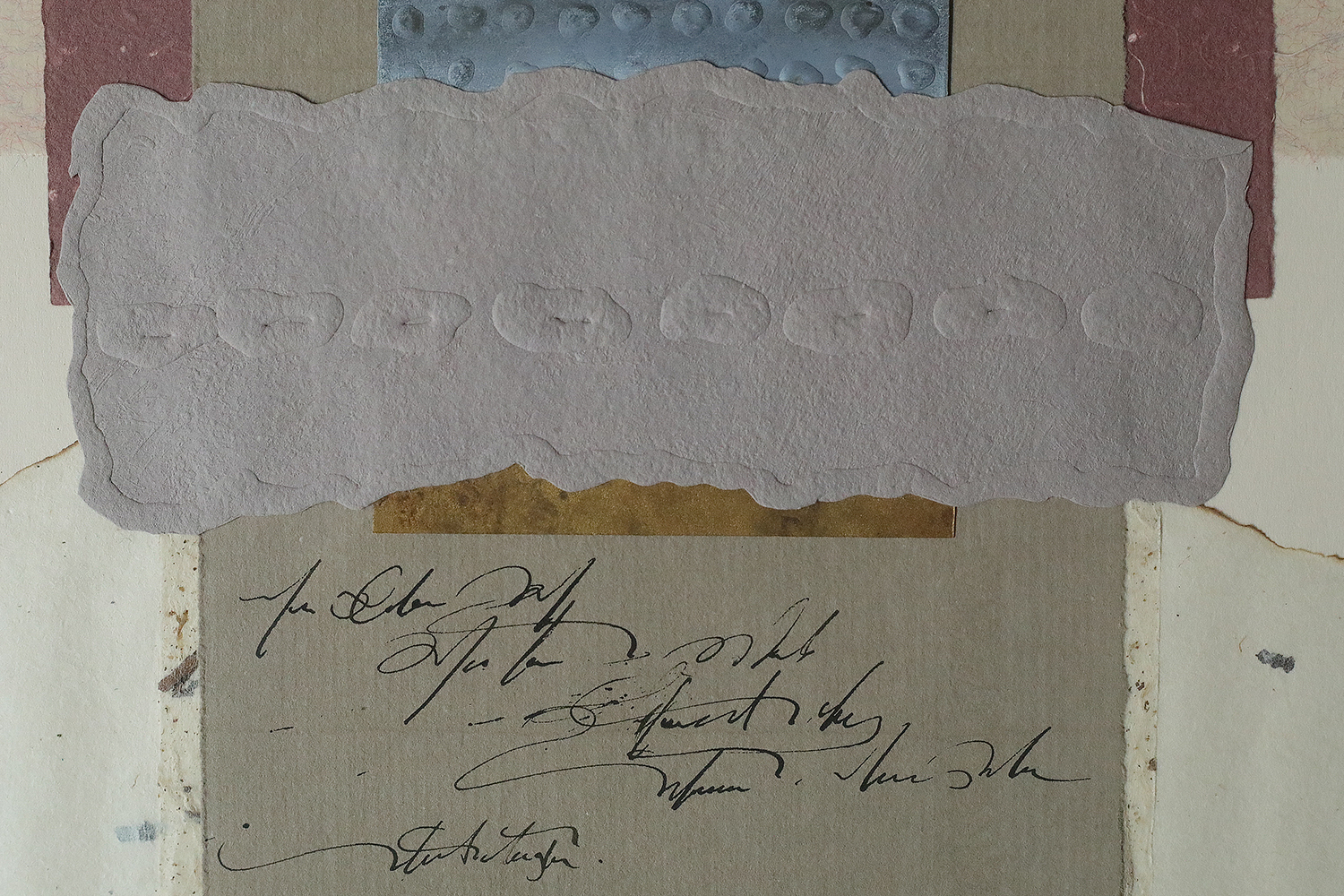 Composition, Color Lithograph on Fabriano Paper, Framed
