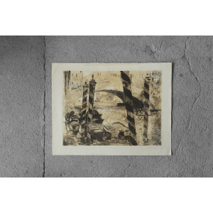 René Genis, Lithograph on BFK Rives Paper, 1970s