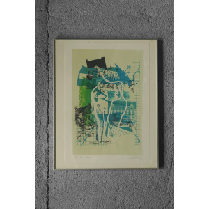Poul Esting, Don Juan, Color Lithograph, Framed