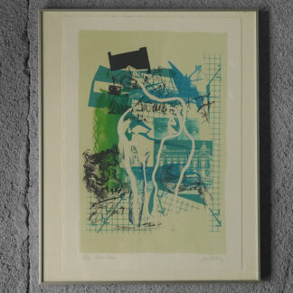 Poul Esting, Don Juan, Color Lithograph, Framed
