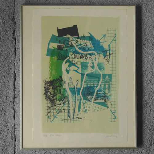 Poul Esting, Don Juan, Color Lithograph, Framed