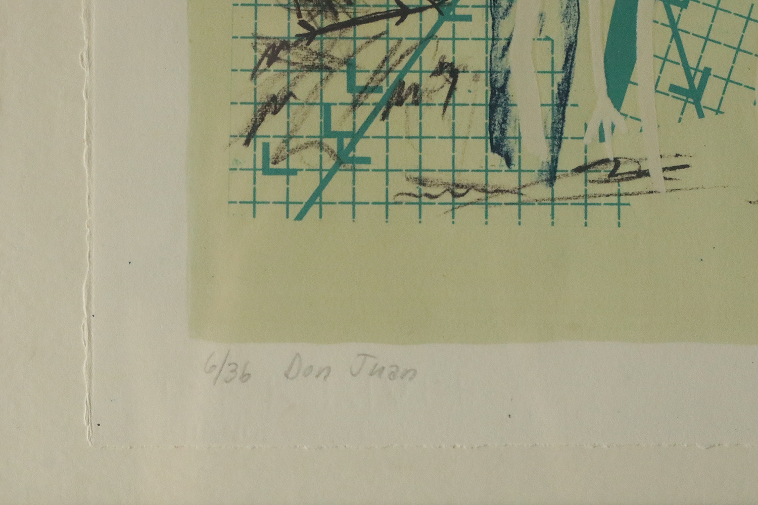 Poul Esting, Don Juan, Color Lithograph, Framed