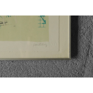 Poul Esting, Don Juan, Color Lithograph, Framed