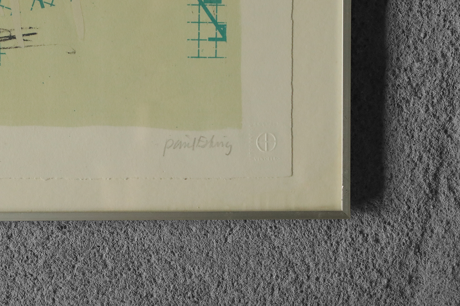 Poul Esting, Don Juan, Color Lithograph, Framed