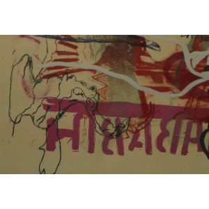 Poul Esting, Tosca, Color Lithograph, Framed