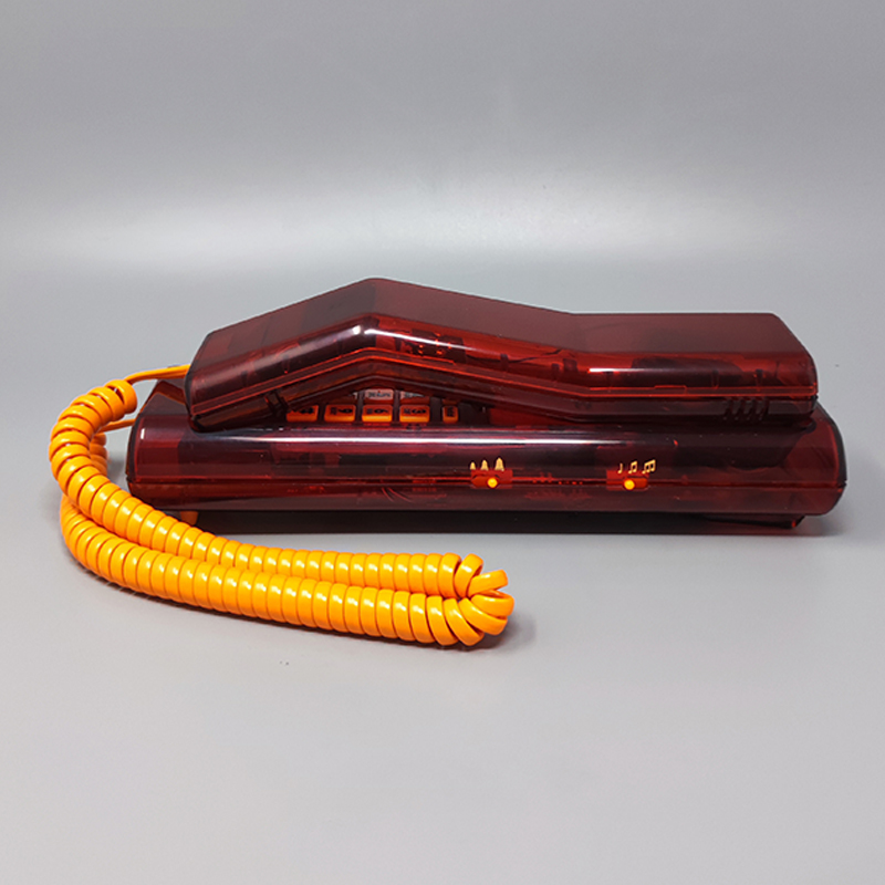 1990s Swatch Twin Phone "Deluxe" With The Original Box. Memphis Style
