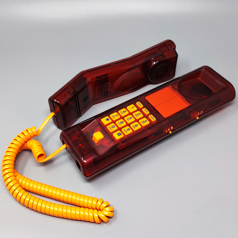 1990s Swatch Twin Phone "Deluxe" With The Original Box. Memphis Style