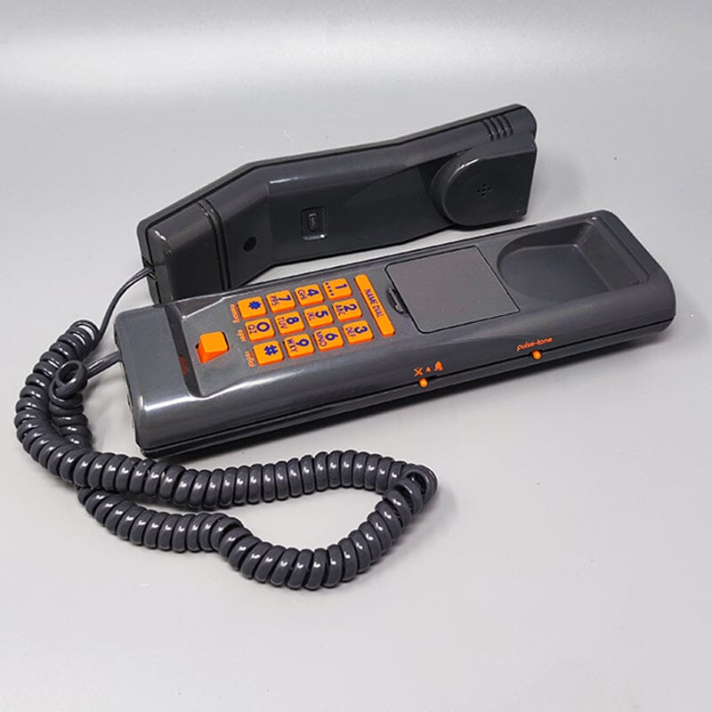 1980s Gorgeous Swatch Twin Phone "Deco" With The Original Box. Memphis Style