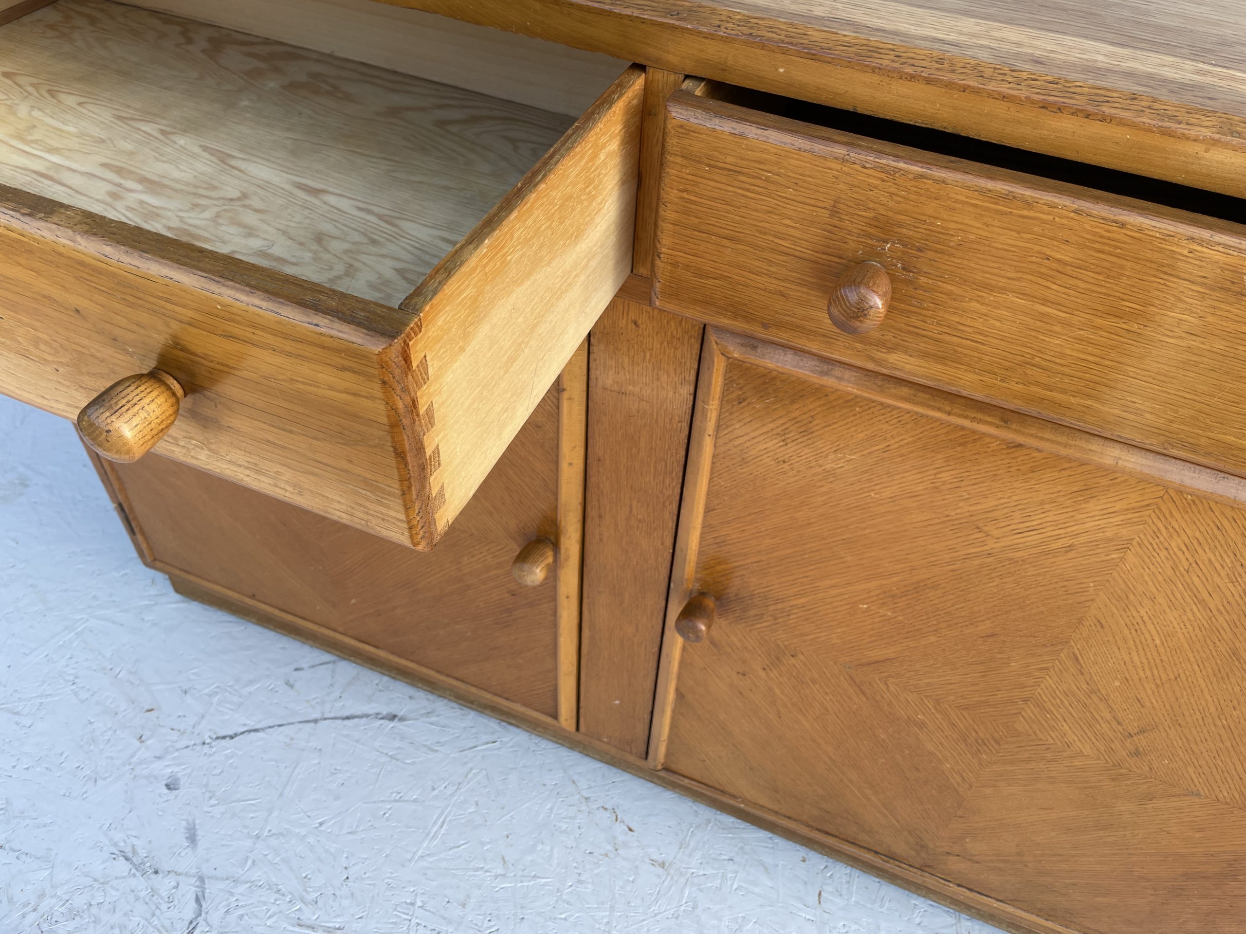 1930s Oak and Pine Sideboard