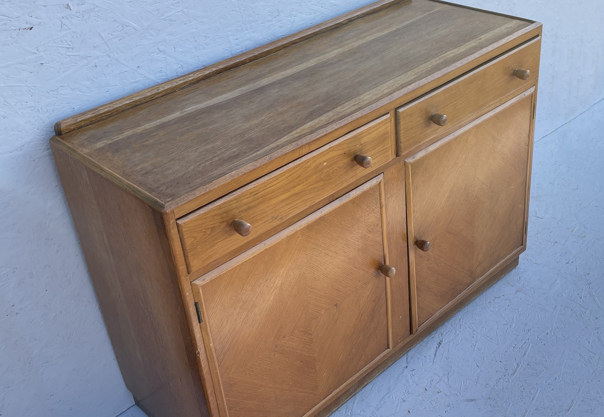 1930s Oak and Pine Sideboard