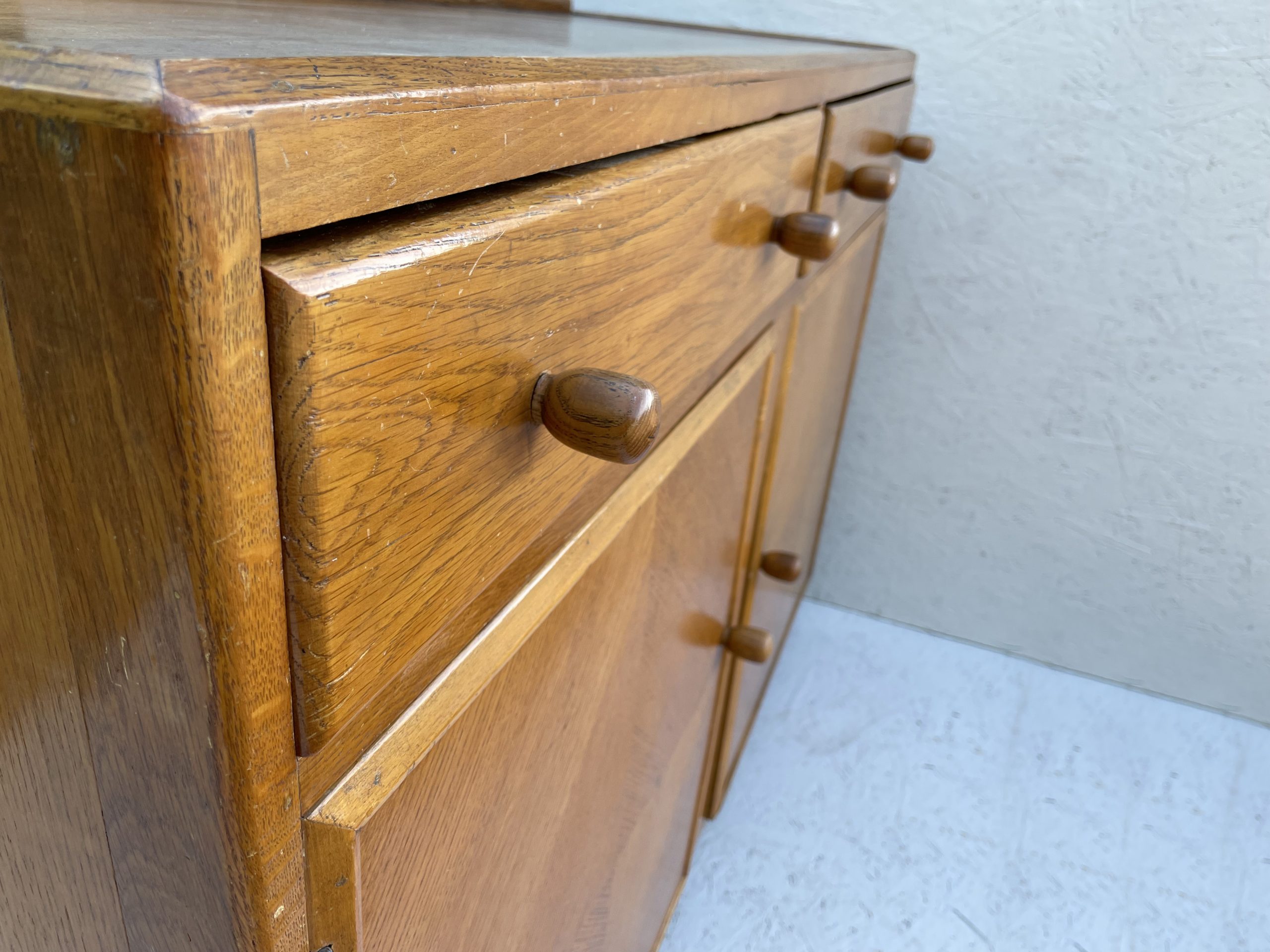 1930s Oak and Pine Sideboard