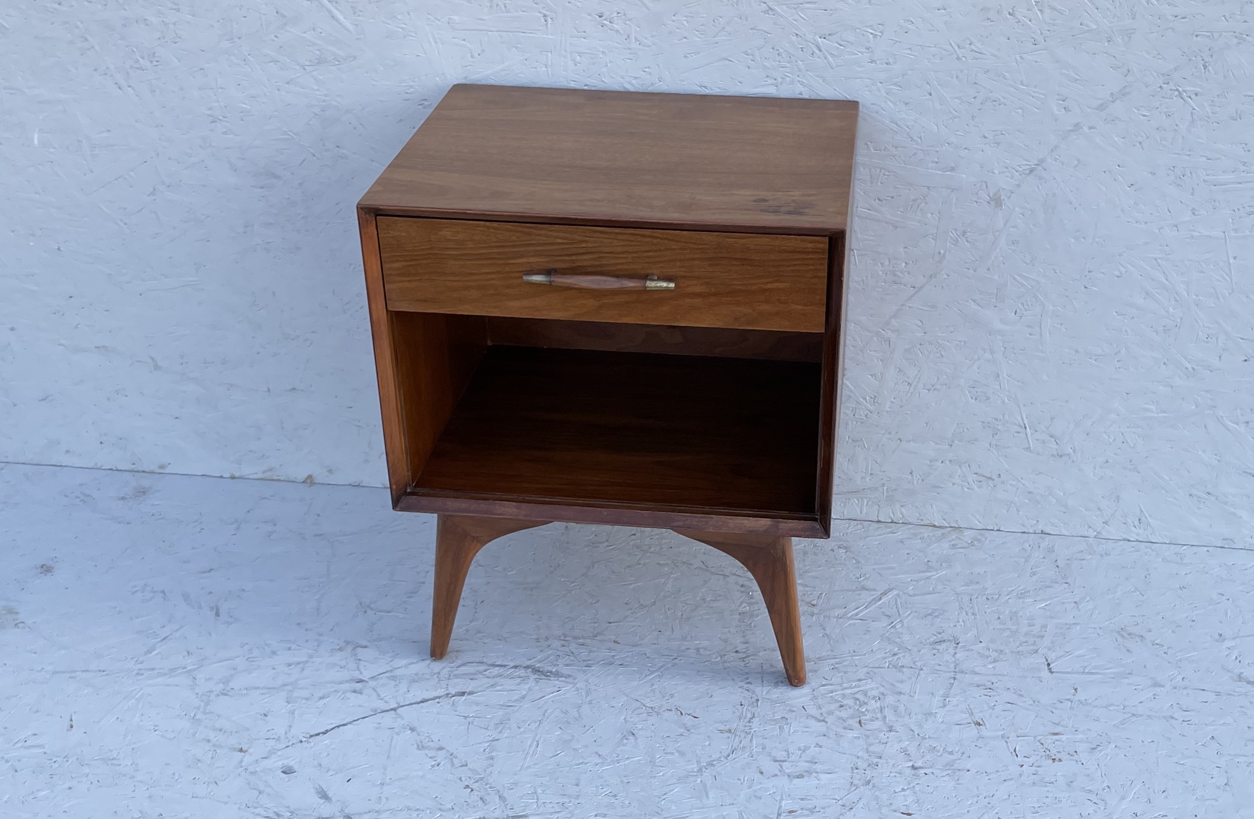 Mid Century Hungerford Memphis Teak Bedside Cabinet