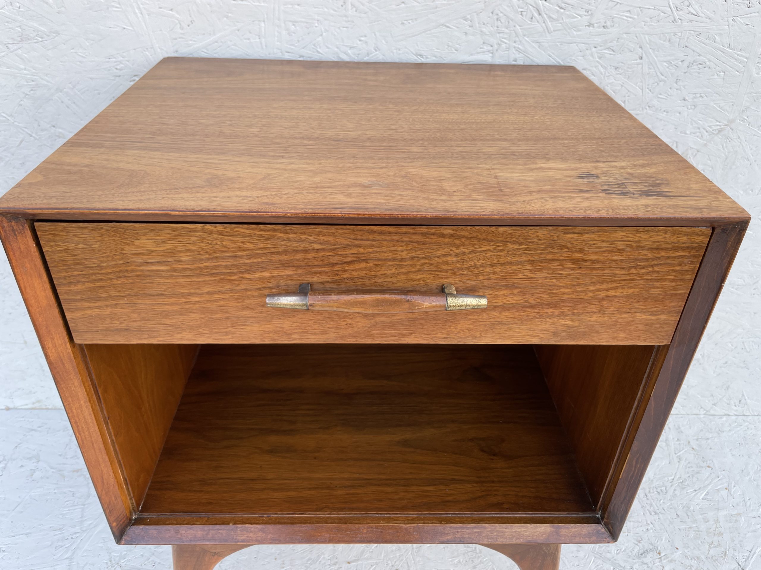 Mid Century Hungerford Memphis Teak Bedside Cabinet