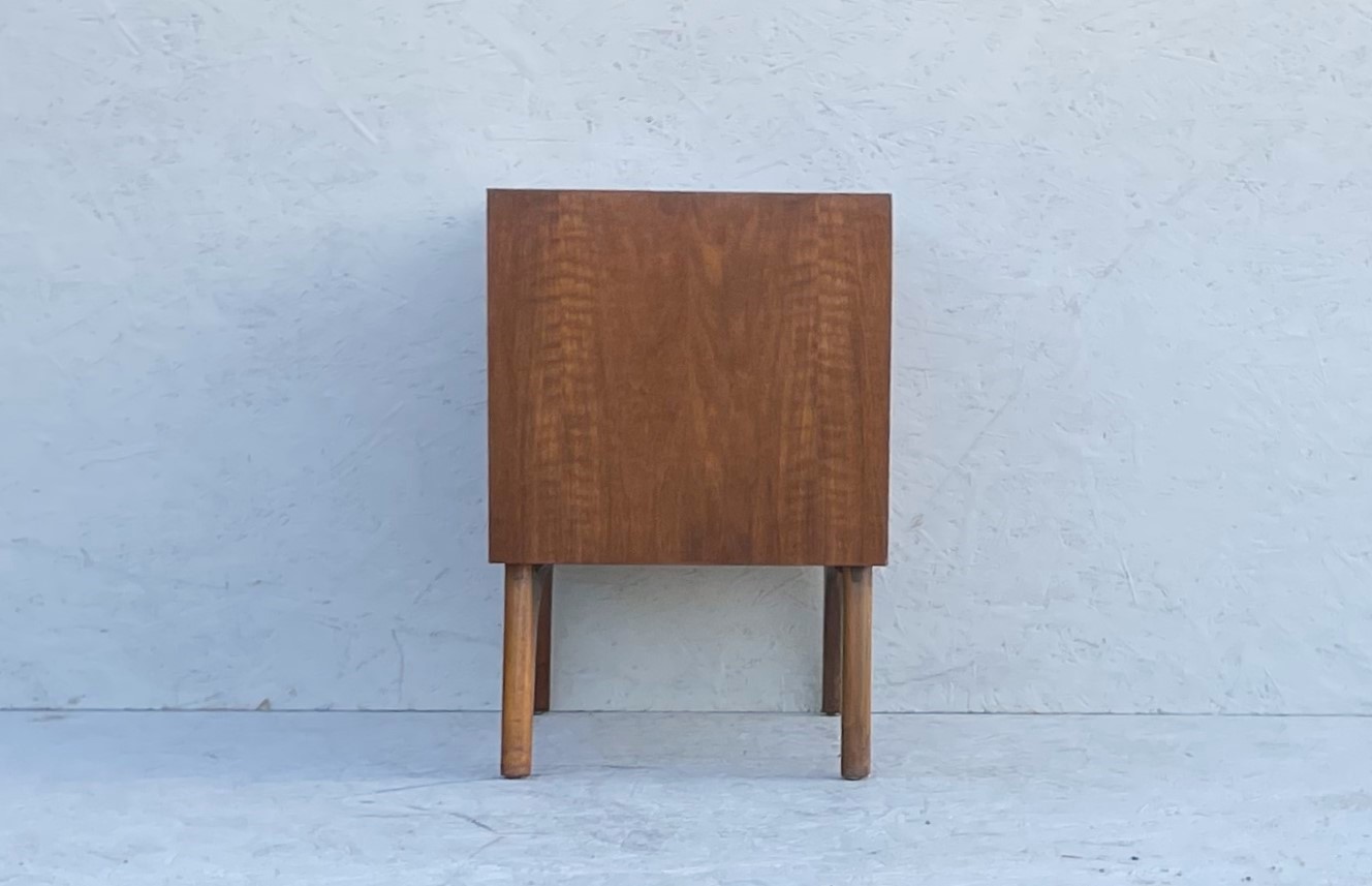 Mid Century Hungerford Memphis Teak Bedside Cabinet