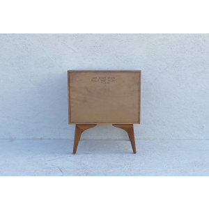 Mid Century Hungerford Memphis Teak Bedside Cabinet
