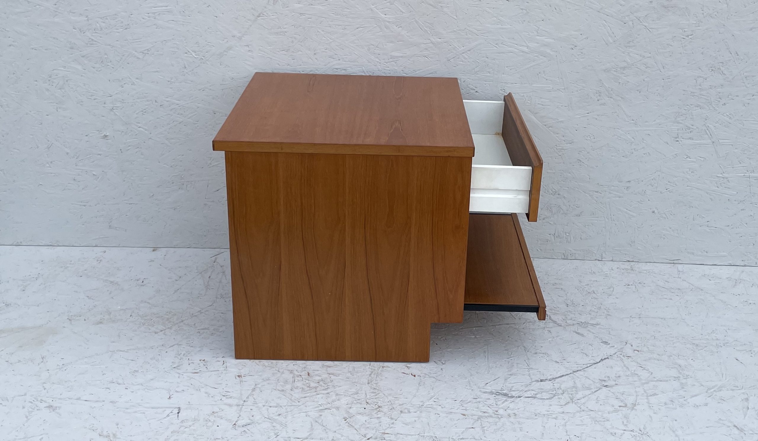 Vintage 1970s Teak Media Cabinet