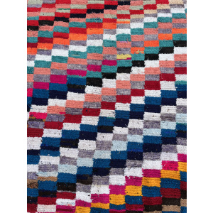 Moroccan Abstract Hand Made Cotton Rug