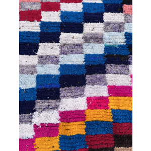 Moroccan Abstract Hand Made Cotton Rug