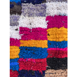 Moroccan Abstract Hand Made Cotton Rug