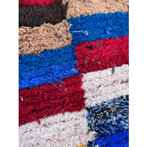Moroccan Abstract Hand Made Cotton Rug