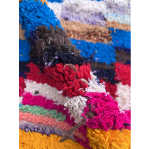 Moroccan Abstract Hand Made Cotton Rug