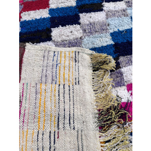 Moroccan Abstract Hand Made Cotton Rug