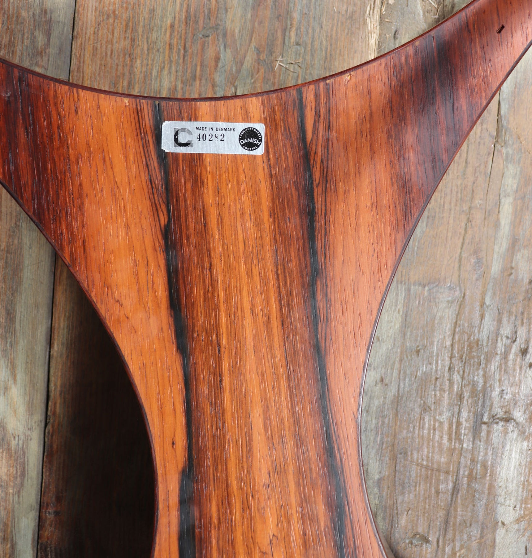 Scupltural Danish Rosewood & Glass Coffee Table By Sven Ellekar
