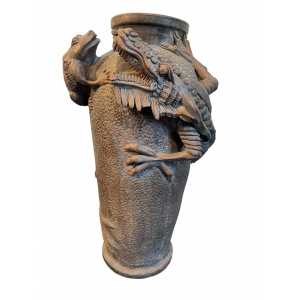 Large Japanese Dragon Vase circa 1890