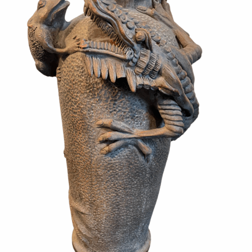 Large Japanese Dragon Vase circa 1890