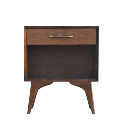 Mid Century Hungerford Memphis Teak Bedside Cabinet