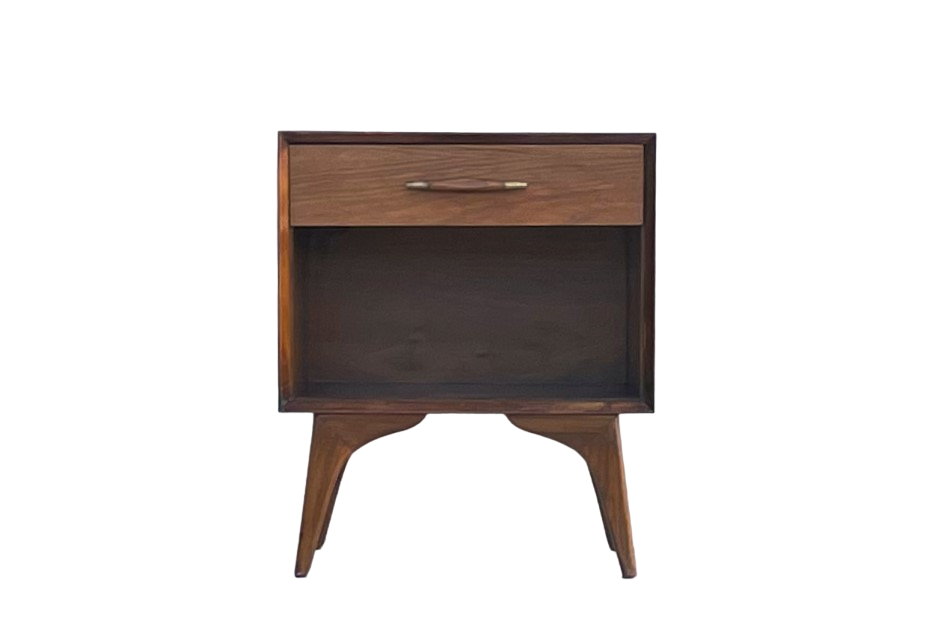 Mid Century Hungerford Memphis Teak Bedside Cabinet
