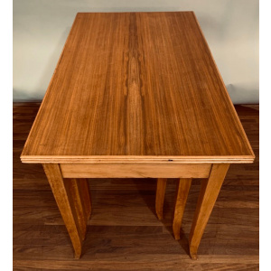 Set of 3 1960s English Stackable Teak Nest of Tables