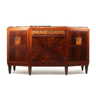 Art Deco Sideboard in Amboyna and Rosewood Paris - c1925