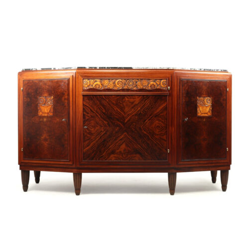 Art Deco Sideboard in Amboyna and Rosewood Paris - c1925