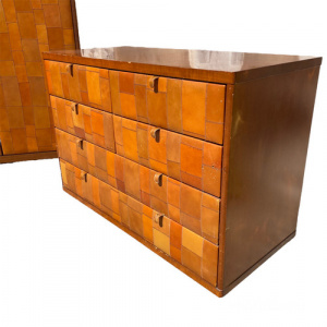 Chest Of Drawers in Pecary leather by Tito Agnoli for Caleido Poltrona Frau