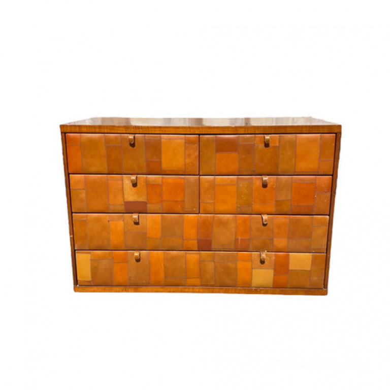 Chest Of Drawers in Pecary leather by Tito Agnoli for Caleido Poltrona Frau - Image 2