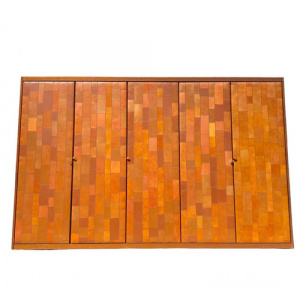 Pecari leather Wardrobe by Tito Agnoli for Caleido Poltrona Frau
